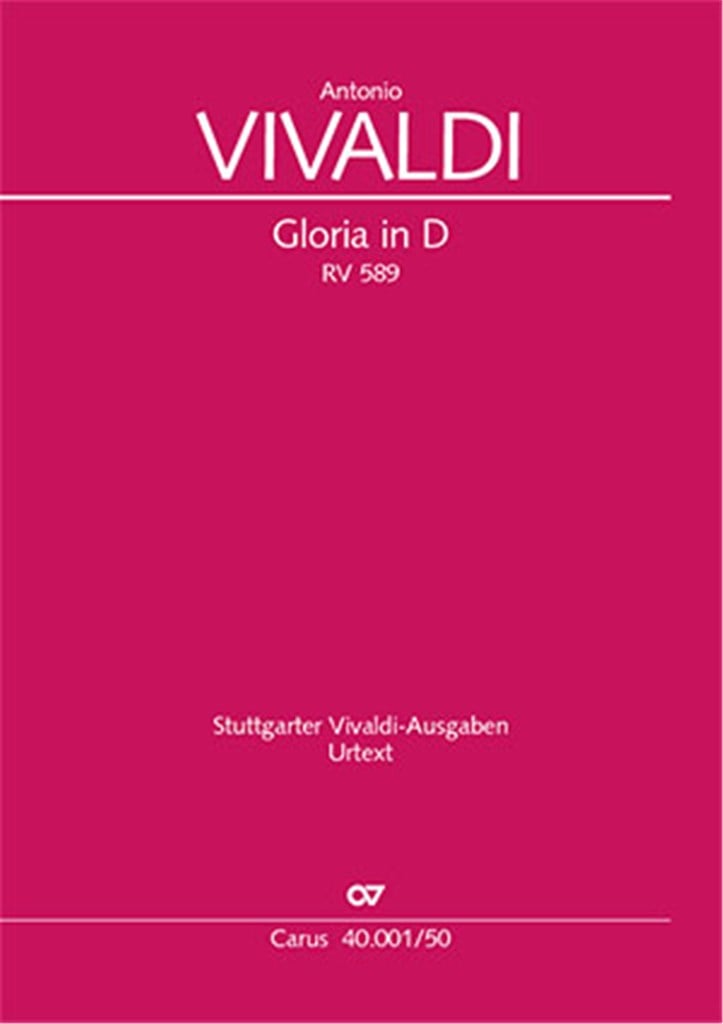 Gloria in D. Revised edition